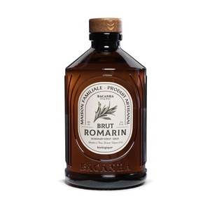 Bacanha Sirop Brut de Romarin Bio 400 ml - Bio Rosmarin Sirup aus Frankreich mit Bio Rohrzucker