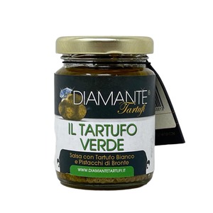 DIAMANTE TARTUFI il Tartufo Verde - Pistazien Pesto mit weiem Trffel, 130g, exklusiver Gourmet-Genuss