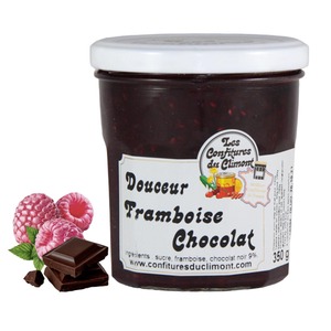 Les Confitures du Climont Himbeere-Schokolade Brotaufstrich handwerklich hergestellt