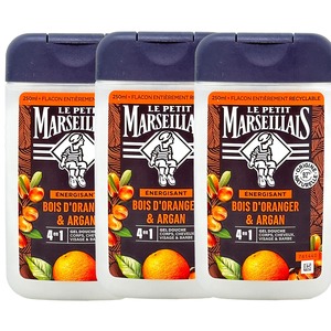 Le Petit Marseillais Bois dOranger et Argan - Duschgel mit Orangenholz und Argan 3 x 250 ml aus Frankreich