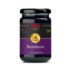 Faller Brombeer-Konfitre extra: Hausgemachter Genuss, 60% Frucht, 330g
