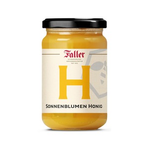 Honig von der Schwarzwlder Genussmanufaktur Faller, Sonnenblumen Honig 380 Gramm