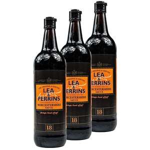 Geniee den authentischen Geschmack: Lea & Perrins Worcestershire Sauce 3er-Pack, 568ml