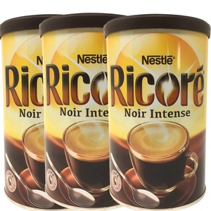 Nestl Ricor linstant Noir Intense: Krftiger Kaffee mit Zichorie-Wurzelextrakten - 3 x 240g