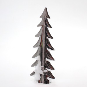Tannenbaum gro Porzellan 22,5cmx8,4cmx4,3cm Baum Deko Weihnachten Christbaum silber