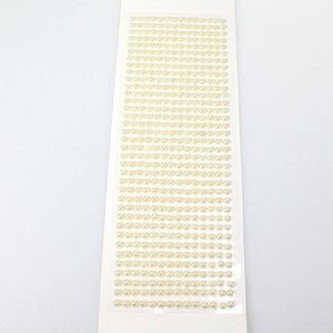 504 Perlen Sticker creme selbstklebend 6mm Halbperle Aufkleber Kleber