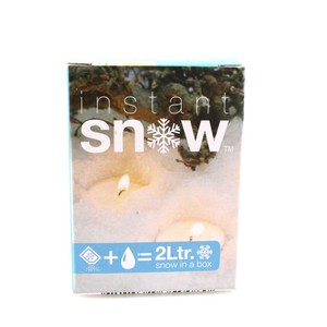 30g Instant Schnee magic Snow Pulver ergibt ca. 2 LDeko Schnee Zauberschnee