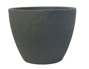 Pflanzkbel Stone rund aus Kunststoff Steinoptik  
