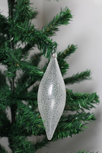 24er Set Christbaumhnger Ornament mit Glitter