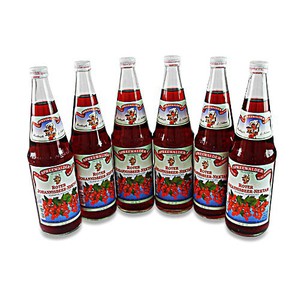 Roter Johannisbeer Nektar von der Spreewaldmosterei - 6er Pack (6 Flaschen  0,7 l)