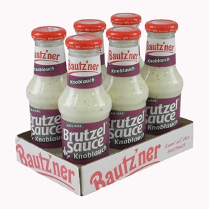 Bautzner Brutzel Sauce Knoblauch 6er Pack (6 Flaschen  250 ml)