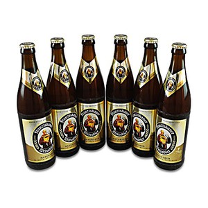 Franziskaner Weissbier naturtrb (6 Flaschen  0,5 l / 5,0 % vol.)