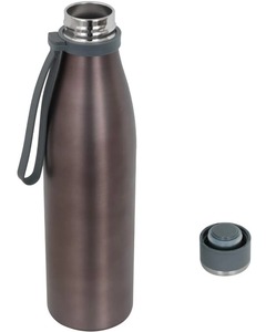 Dobman Edelstahl Thermosflasche 0,7 Liter mit Trageschlaufe