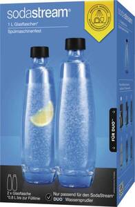 Sodastream Duo Glasflasche Doppelpack 1,0L