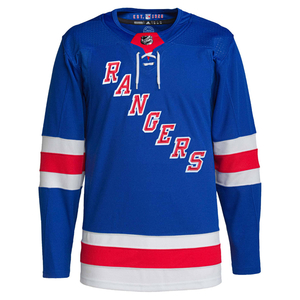 New York Rangers adidas Authentic Primegreen NHL Trikot Home Blau