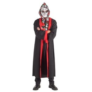 Totenkopf  Kostm Halloween Skull Mantel fr Herren