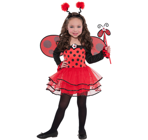 Marienkfer Kostm Ballerina Ladybug inkl. Zubehr fr Kinder