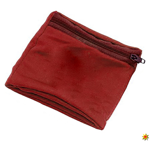 Geldbrse Armbandtasche rot, Kostm-Zubehr