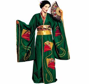 Japanische Geisha deluxe fr Damen