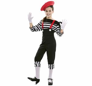 Clown Kostm Pantomime Fabienne fr Kinder