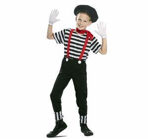 Pantomime Kostm Clown Fabrice fr Kinder