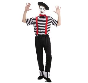 Pantomime Kostm Clown Francois fr Herren
