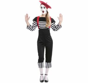 Pantomime Kostm Clown Florence fr Damen