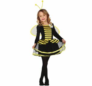 Bienen Kostm Marta Kleid mit Flgeln fr Kinder