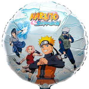 Naruto Folienballon rund Naruto Shippuden 43 cm Party-Deko