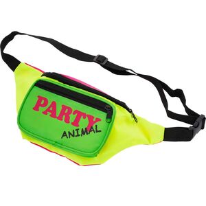 Grteltasche Party Animal 80er 90er Neon Kostm-Zubehr fr Erwachsene