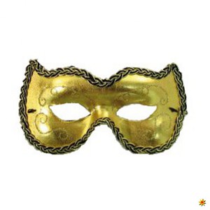 Venezianische Augenmaske gold Kostm-Zubehr fr Erwachsene