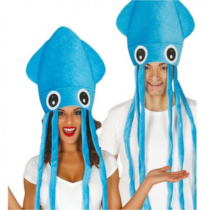 Tintentisch Hut Qualle blau Kostm-Zubehr fr Erwachsene