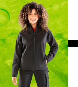 Womens Recycled 3-Layer Hooded Softshell