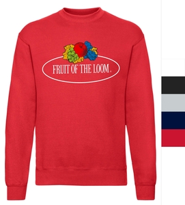 Fruit of the Loom Vintage Collection Sweatshirt Set In Large Logo Print 012202A