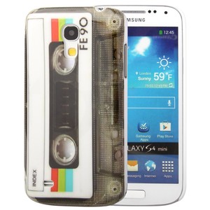 Schutzhlle Retro Kassette fr Handy Samsung Galaxy S4 mini i9190