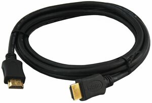 HDMI Kabel 2m, vergoldete Kontakte HDMI 1.4, 3D + ethernet-tauglich