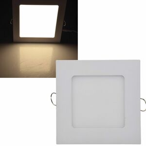 LED Licht-Panel QCP-12Q, 12x12cm 230V, 6W, 420 Lumen, 2900K / warmwei