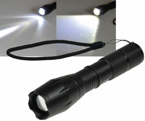 LED-Taschenlampe CTL10 Zoom 10W xL 136x37mm, Zoomfunktion, 350 Lumen