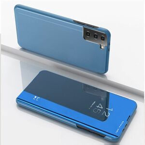 Samsung Galaxy S21 Plus Handyhlle Schutztasche 360 Grad Mirror Cover Blau