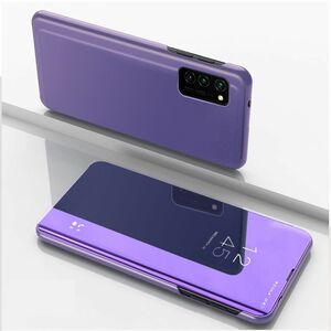 Samsung Galaxy S21 Ultra Handyhlle Schutztasche 360 Grad Mirror Cover Violett
