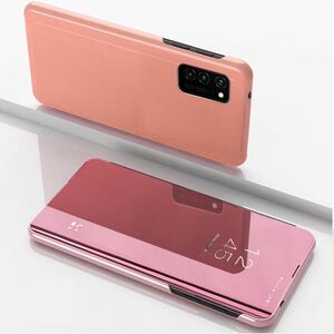 Samsung Galaxy S21 Ultra Handyhlle Schutztasche 360 Grad Mirror Cover Rosa