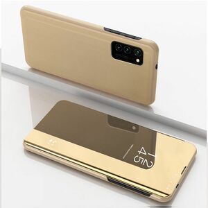 Samsung Galaxy S21 Ultra Handyhlle Schutztasche 360 Grad Mirror Cover Gold