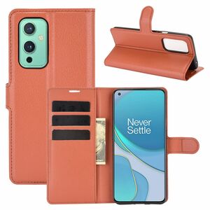 OnePlus 9 Handyhlle Schutztasche Case Cover Klapptasche Braun