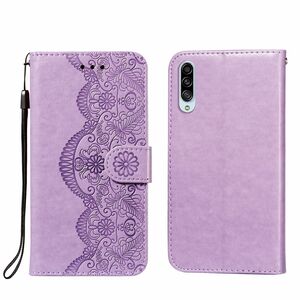 Handyhlle fr Samsung Galaxy A90 5G Schutztasche Wallet Cover 360 Case Etuis Violett