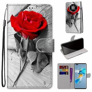 Handyhlle fr Huawei Mate 40 Pro Schutztasche Wallet Cover 360 Case Etuis Rosa