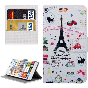 Handyhlle Tasche fr Handy Microsoft Lumia 850 Eiffelturm Paris