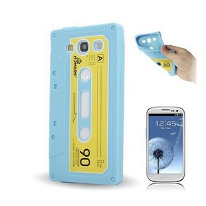 Silikon Hlle Kassette fr Case Handy Samsung I9300 Galaxy S3 Hellblau