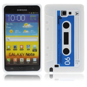 Schutzhlle Kassette fr Handy Samsung Galaxy Note i9220/N7000 Weiss
