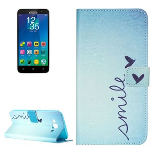  Handyhlle Tasche fr Case Handy Samsung Galaxy A8 Schriftzug Smile