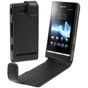 Schutzhlle Flip Tasche fr Handy Sony ST25i Xperia U